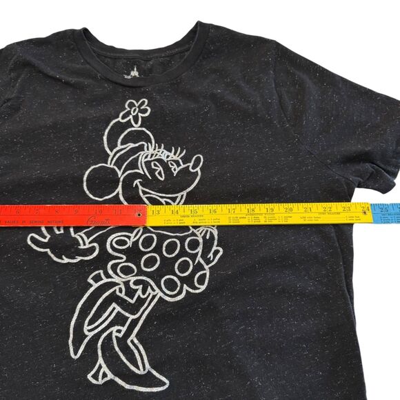 Lot 2 Disney Parks Mickey Minnie Mouse Size XXL Pink Sequin Black Bling T Shirt - Picture 15 of 16